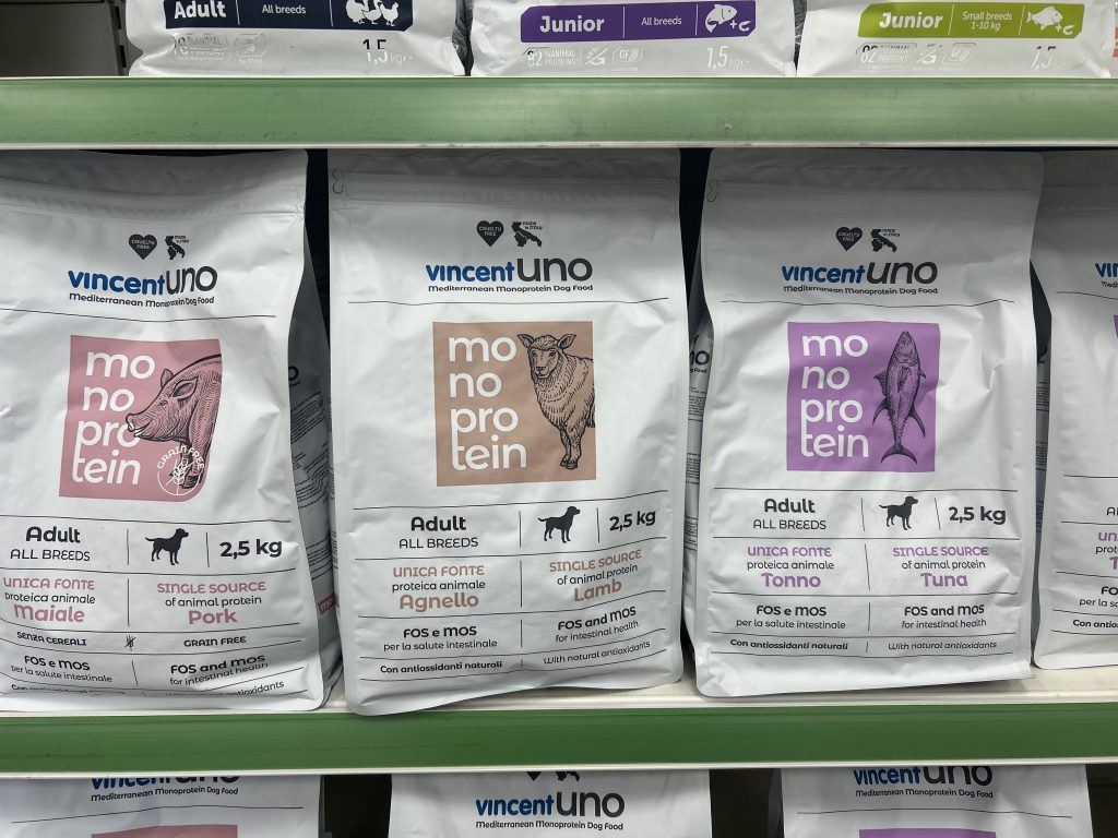 Mangime cane monoproteico Catania